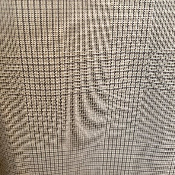 Plaid Grey/ Beige four buttons blazer - Picture 2 of 3